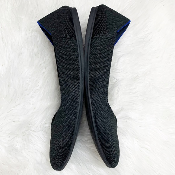 Rothy’s Rounded Toe Flats Solid Black Size 9 - Picture 4 of 7
